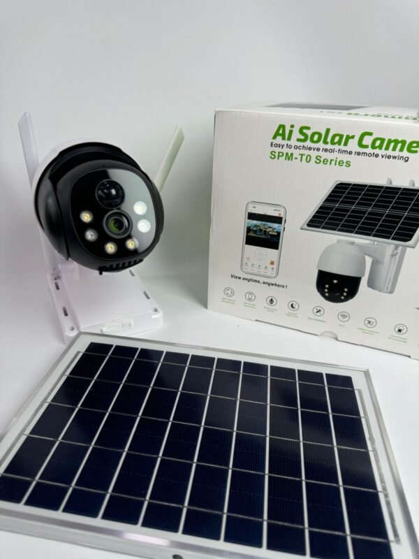 Cámara 2 Antenas Con Panel Solar